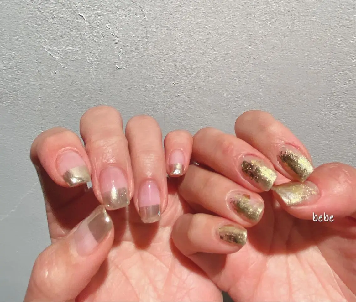 ネイル ゴールド ハンドネイル Ann nailのネイルデザイン