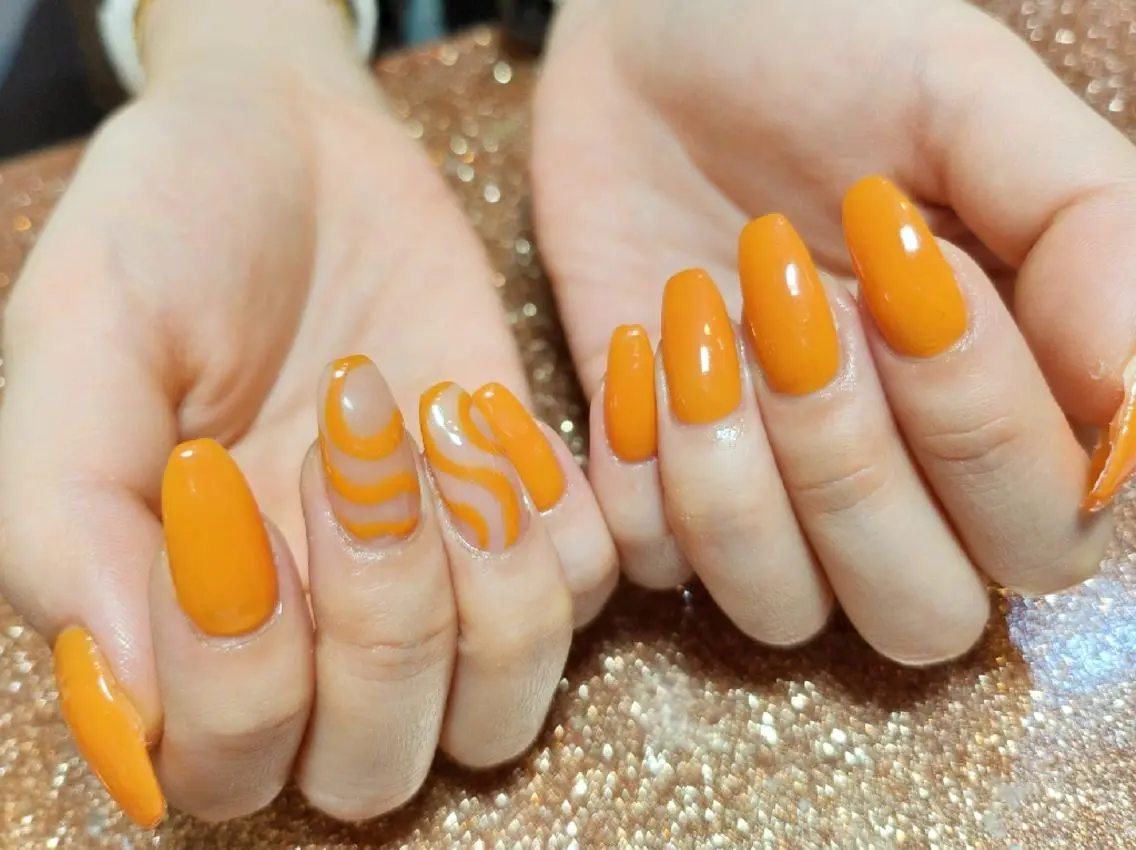 ネイル ハンドネイル 💜bora .のネイルデザイン