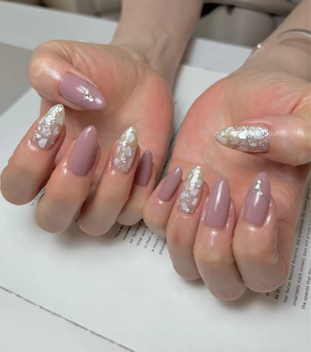 ネイル 夏ネイル ハンドネイル 白日-hakubi nail-のネイルデザイン