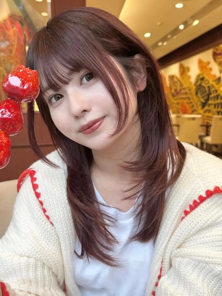 ロング カラー カット ヘアカラー VIEW EHIME 齋藤  あつきのヘアスタイル