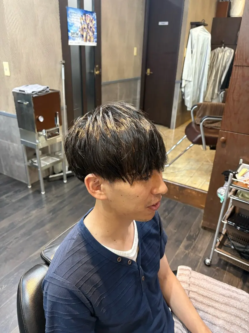 ショート メンズ 生江 岳のヘアスタイル