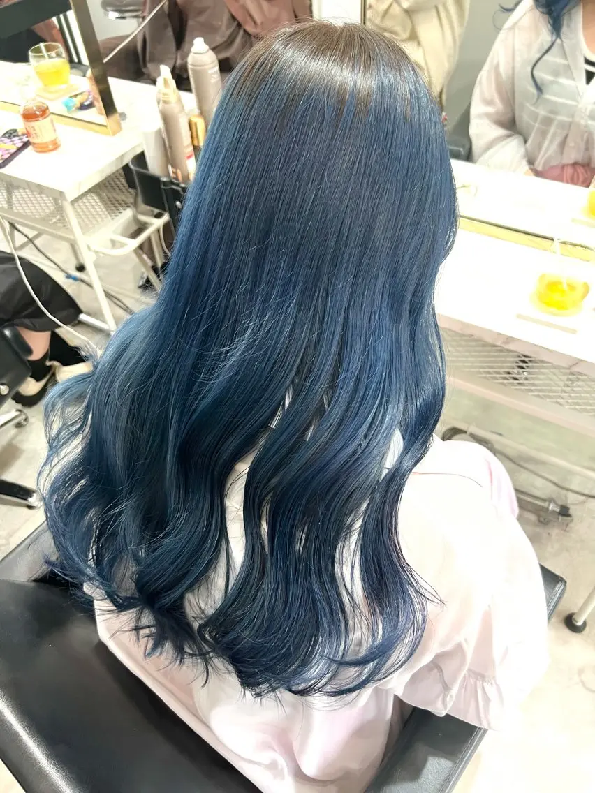 ロング カラー ブリーチ カット ヘアカラー トリートメント 🎀透明感 カラー🎀ミズキのヘアスタイル