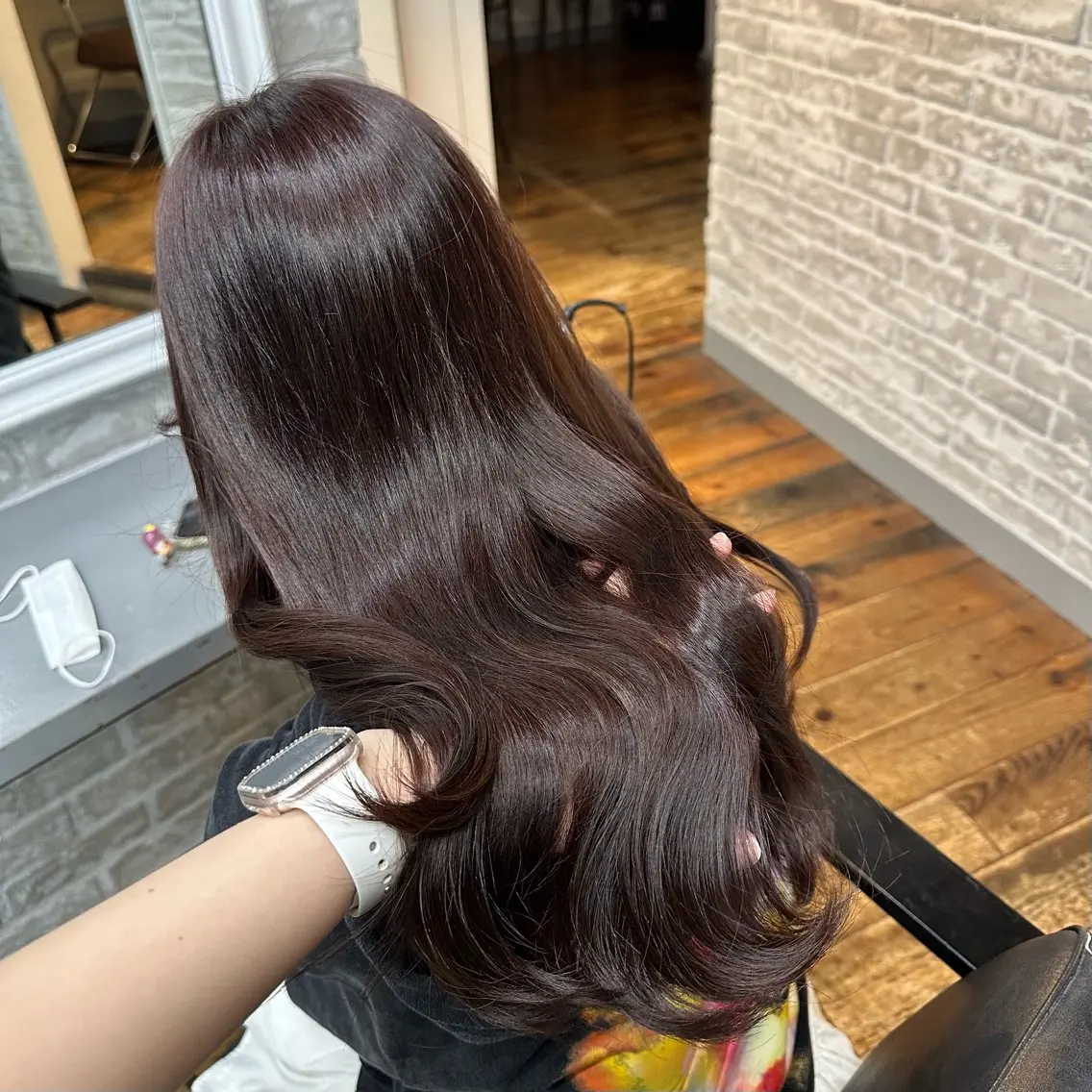 カラー ブラウンカラー レイヤー🌟 縮毛矯正🩷はるなのヘアスタイル