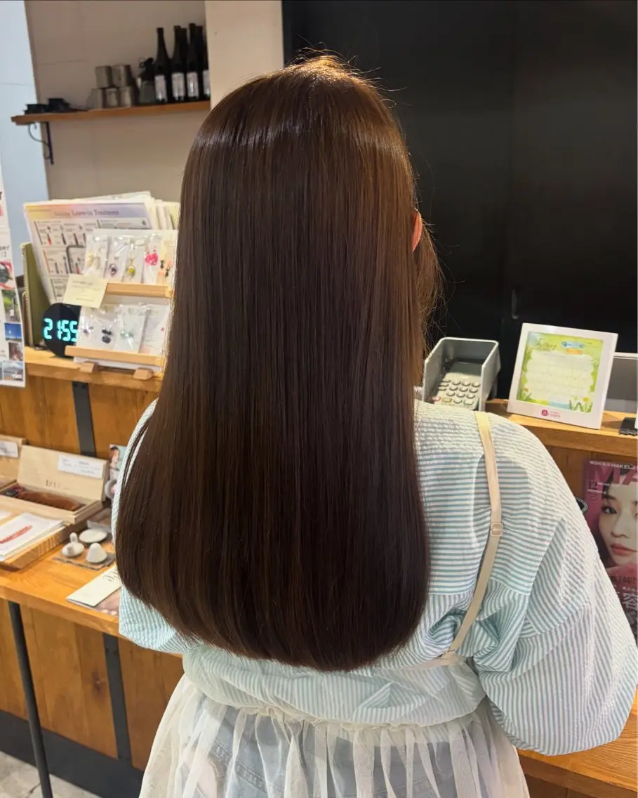 カット➕カラー➕Aujuaトリートメント※現金のみの写真