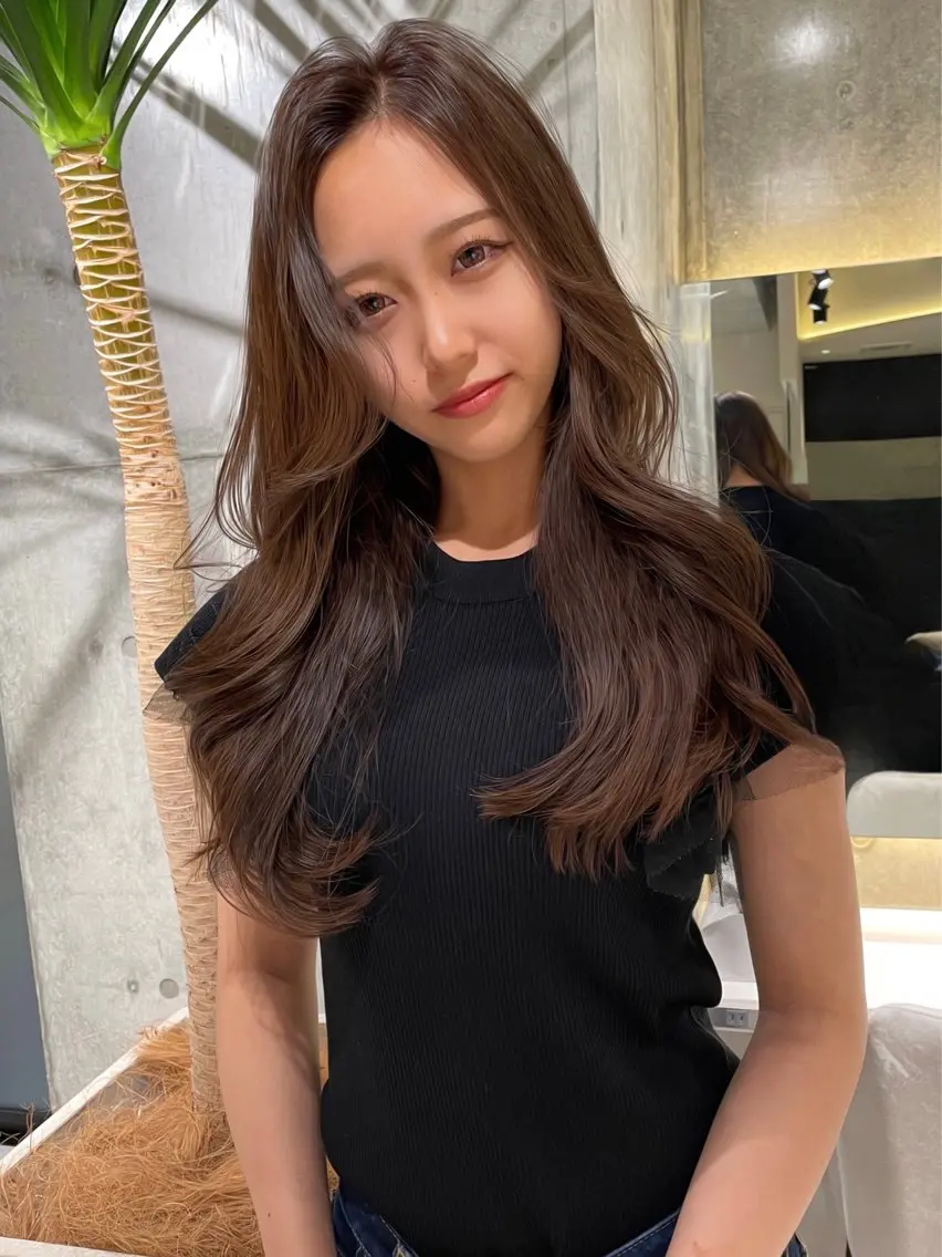 ロング カラー ヘアアレンジ トリートメント 《髪質改善✖️オリー ブ🧸》小嶋拓也のヘアスタイル