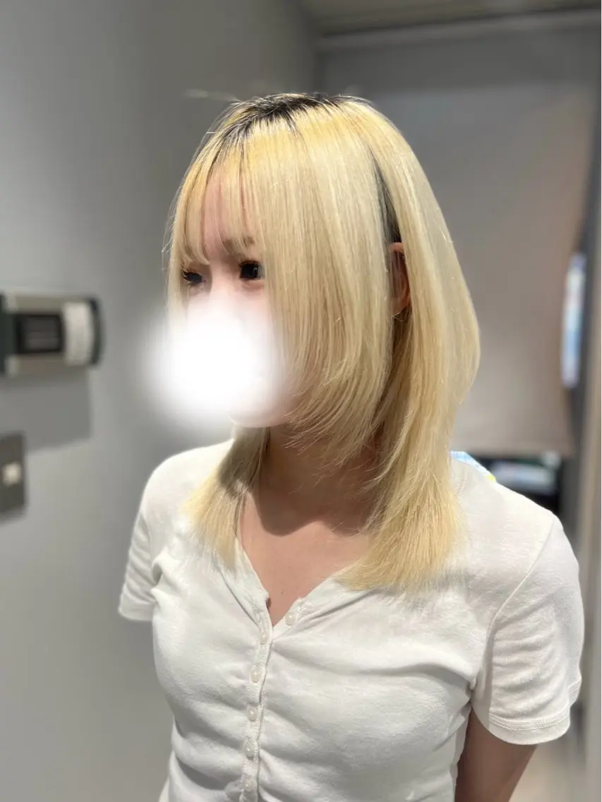 セミロング 無料カットモデル 指名率No.1✅ユナのヘアスタイル