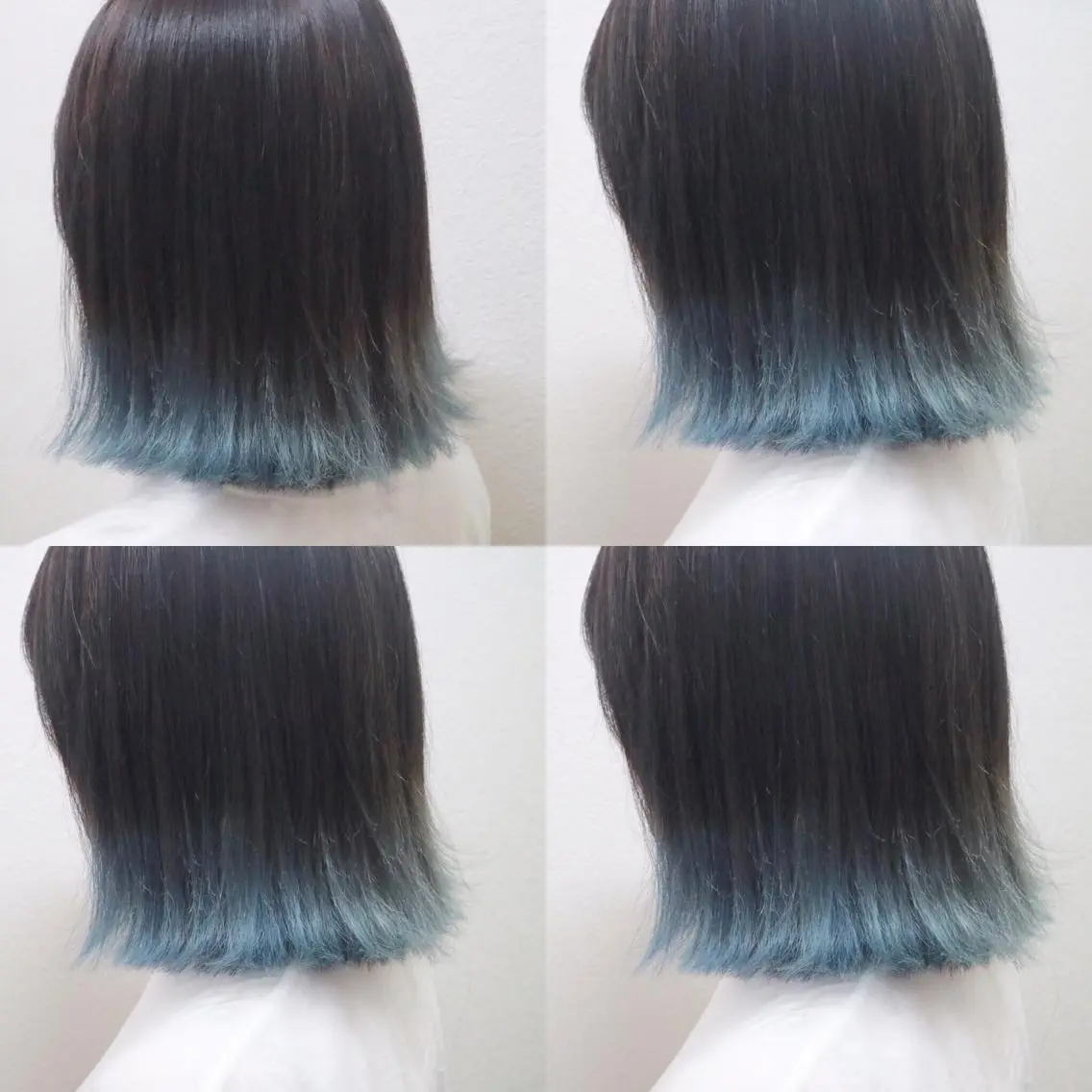 ショート カラー アディクシーカラー ブリーチ ブルーカラー JILBLAN京都 ショート/ハイライトのヘアスタイル