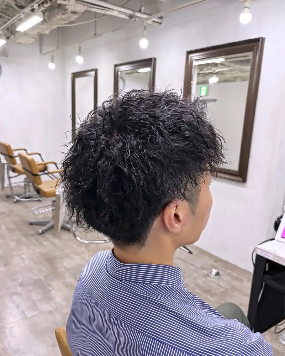 パーマ メンズ メンズパーマ メンズツイストパーマ ツイストパーマ カット パーマ 💜垢抜けメンズパー マ💜Sakuraのヘアスタイル