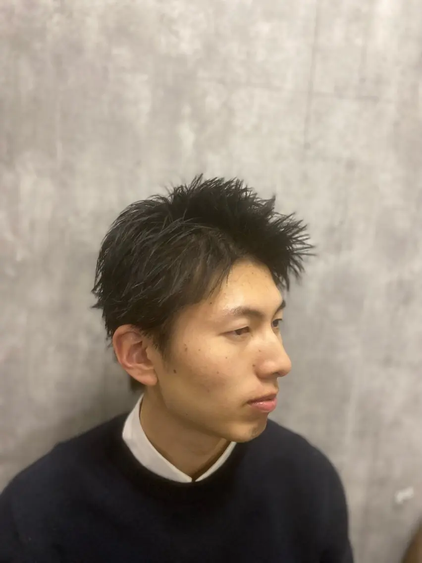 ショート メンズ 對馬 虎太郎のヘアスタイル