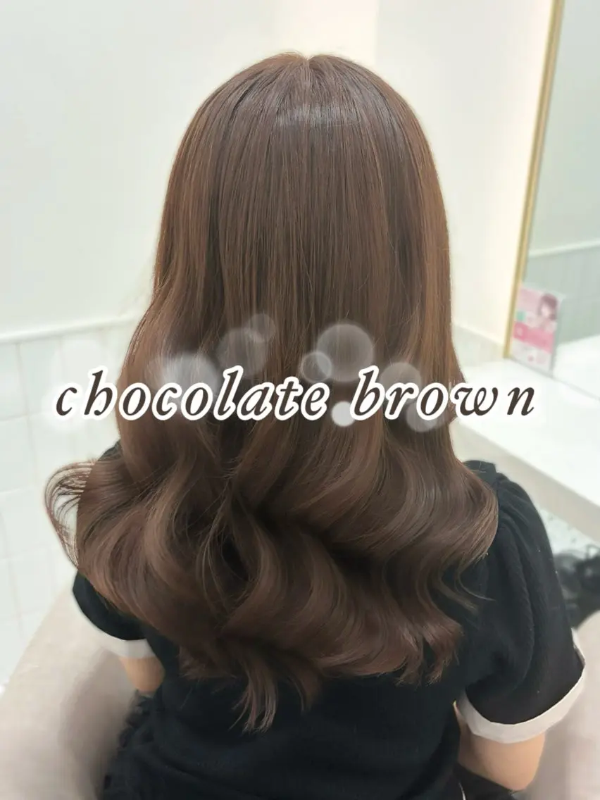 ロング カラー ブリーチ ダブルカラー ブリーチなしカラー カット ヘアカラー トリートメント いぶきゆう 栄/カットモデルのヘアスタイル