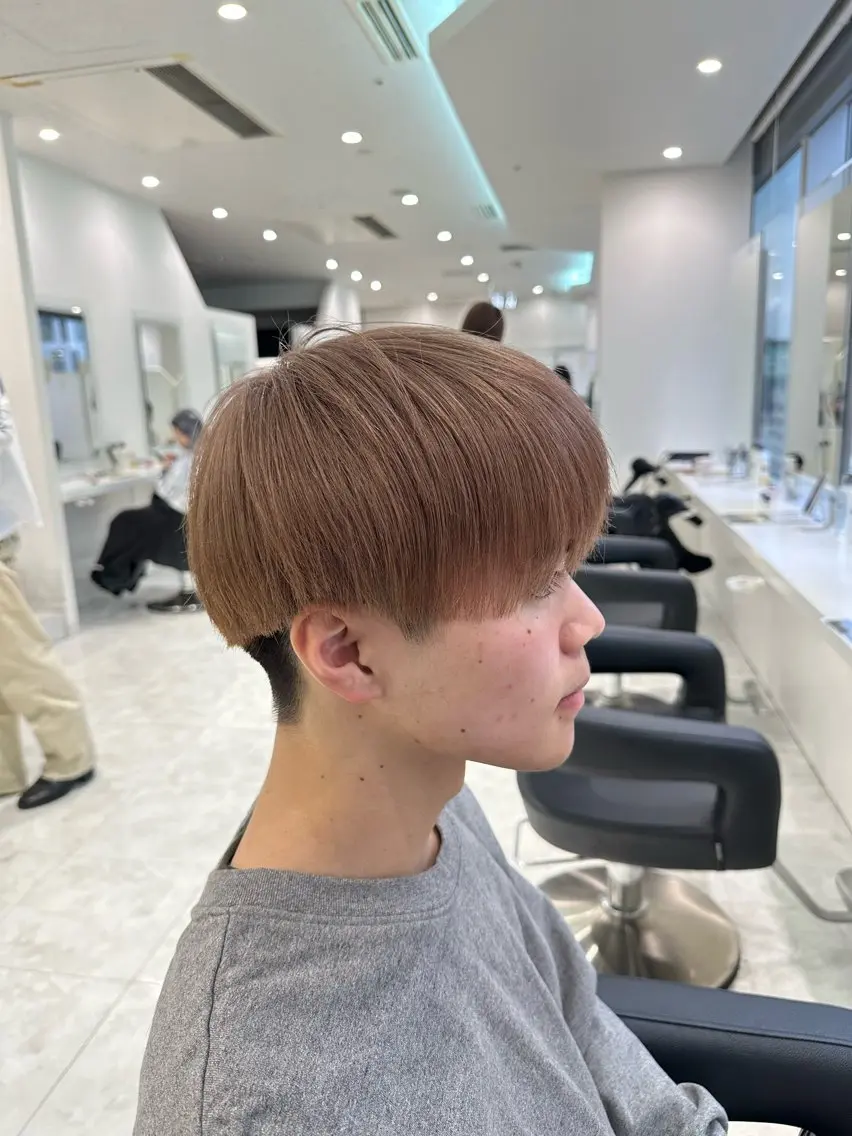 ショート カラー メンズ カット ヘアカラー トリートメント ヘッドスパ 🐺韓国風メンズ特化 あさひ🐺のヘアスタイル