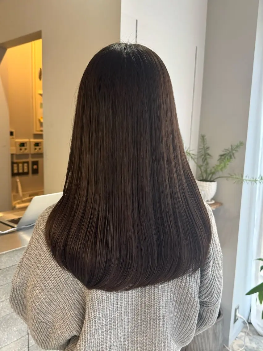 ロング カラー カット ヘアカラー 髪質改善カラー cipre 唯舞のヘアスタイル