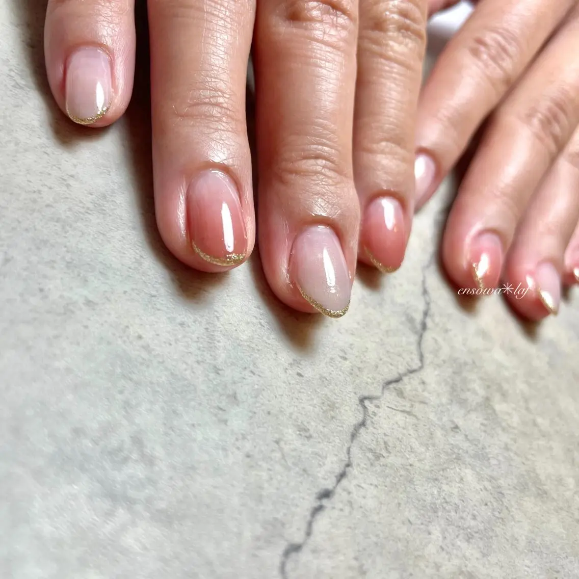ネイル アートネイル ジェルネイル メンズネイル ニュアンスネイル シンプルネイル ensowa✱laf NAILのネイルデザイン