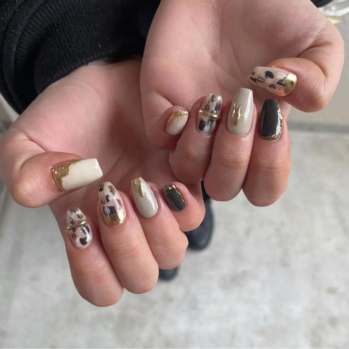 ネイル ニュアンスネイル ハンドネイル ハンドケア lylynail YUUKAのネイルデザイン