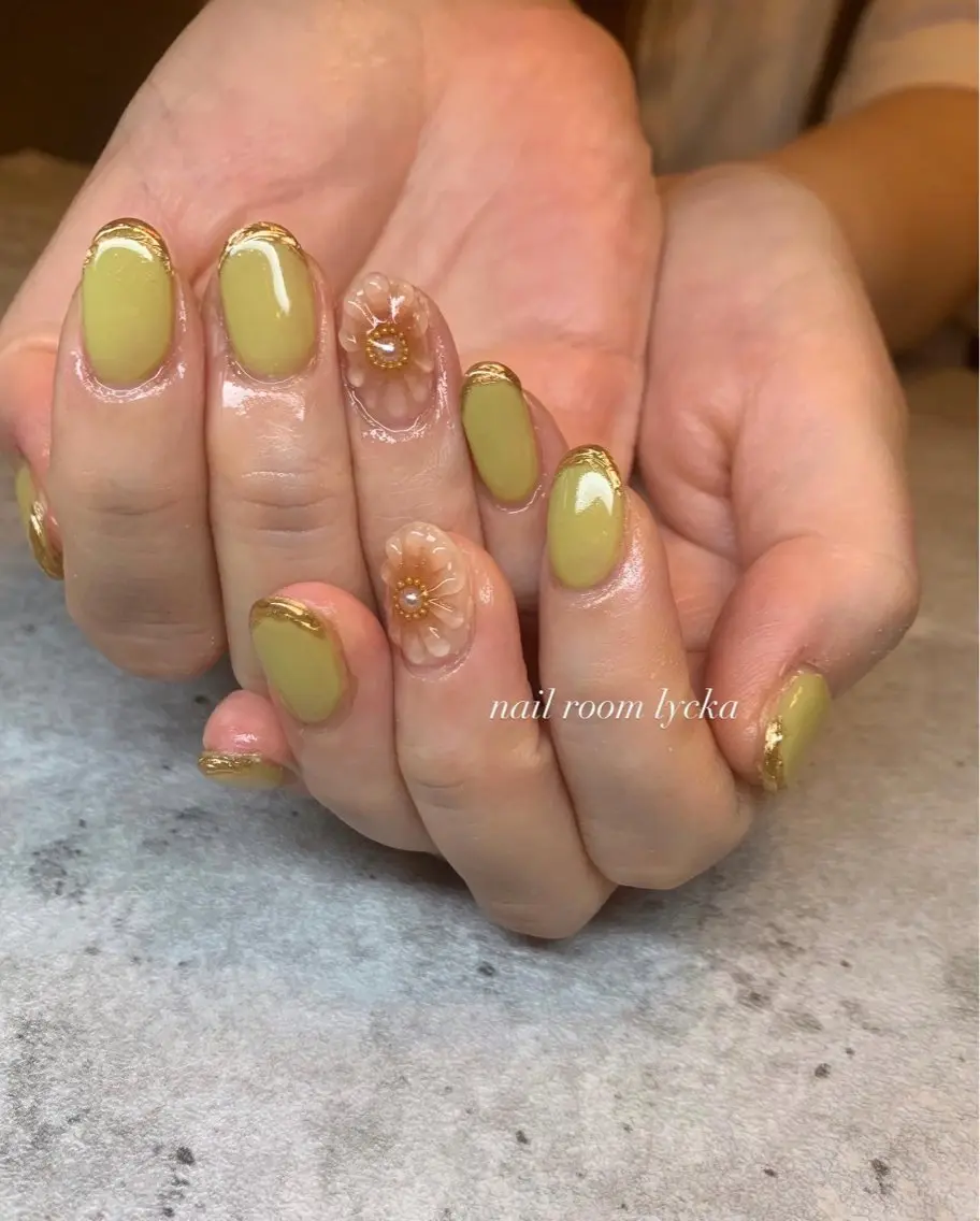 ネイル ネイルルームリッカ 𝐦𝐚𝐲𝐮のネイルデザイン