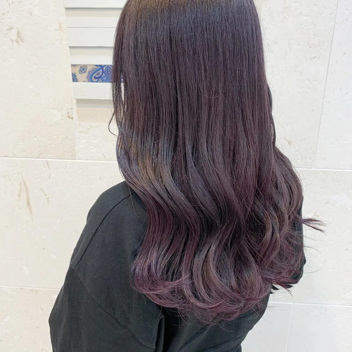 ロング カット ヘアカラー トリートメント 💘カラー人気No. 1💘SAYAのヘアスタイル