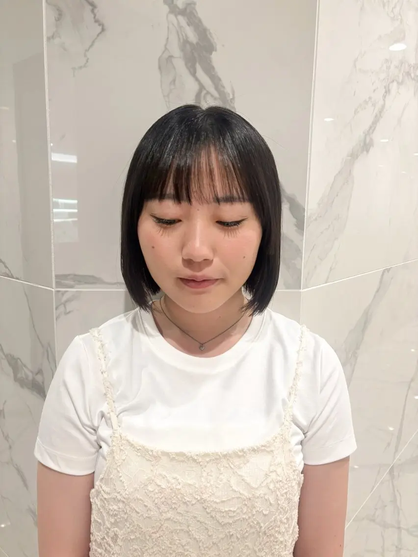 ショート ボブ 村重 美月のヘアスタイル