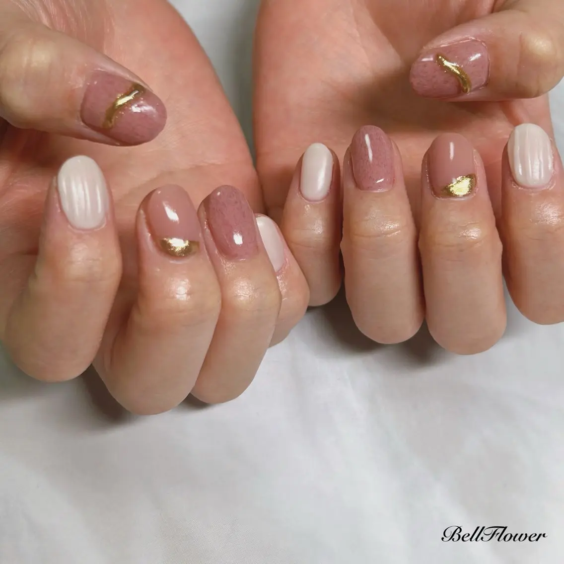 ネイル ハンドネイル Bell Flowerのネイルデザイン