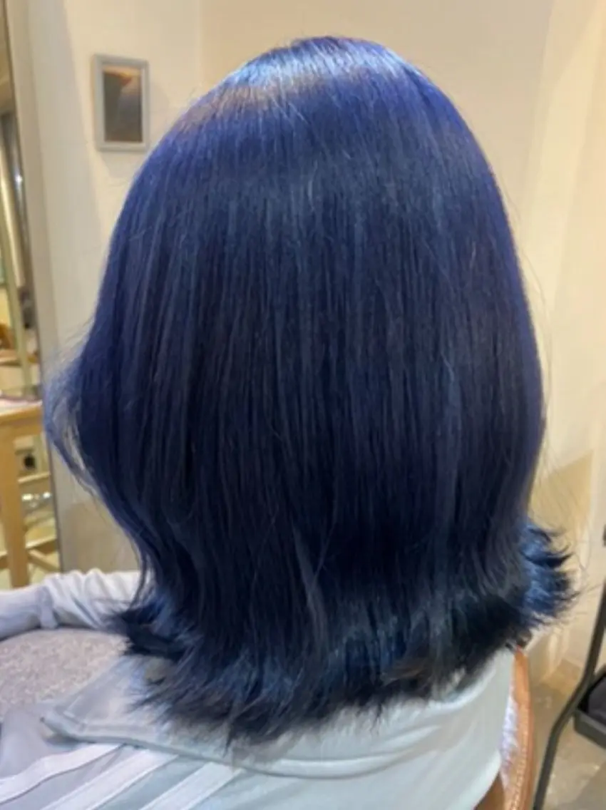 ミディアム カラー ヘアカラー 🦋newi hau'oli カナのヘアスタイル