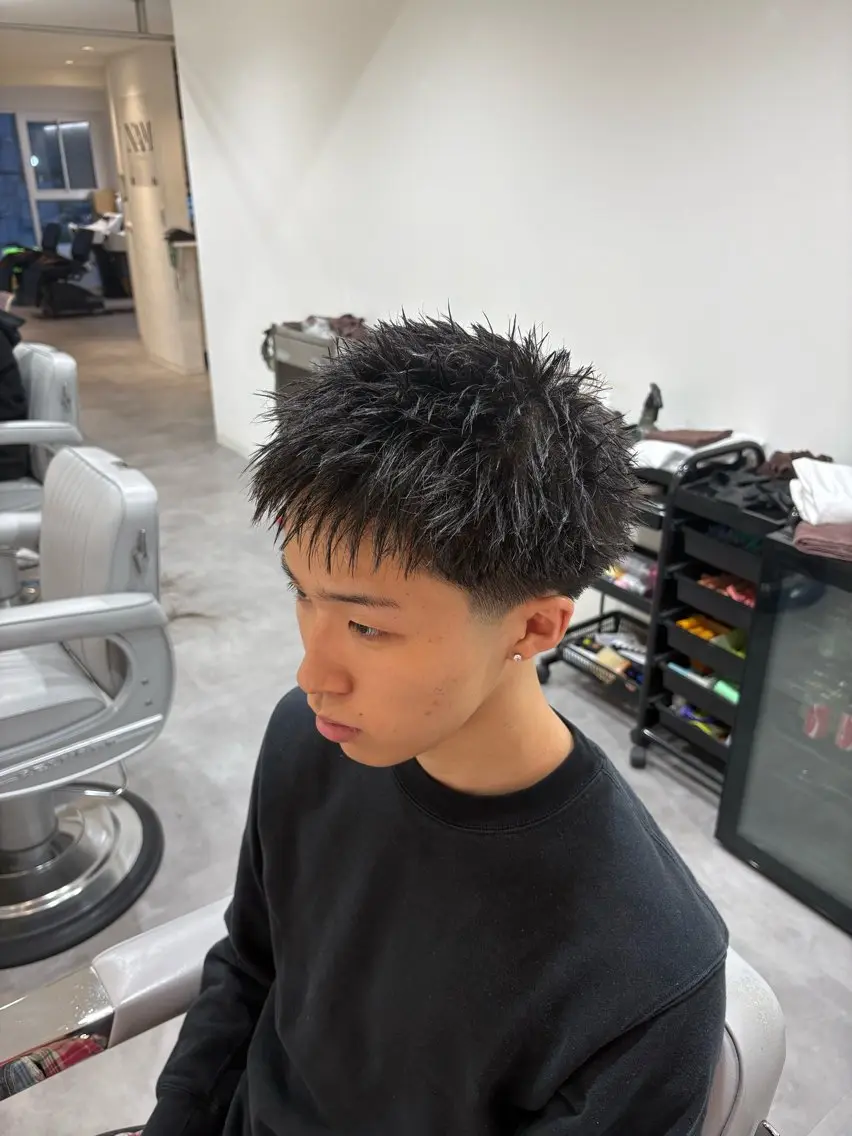 ショート メンズ スパイキーショート ショートヘア カット 深澤 知樹のヘアスタイル