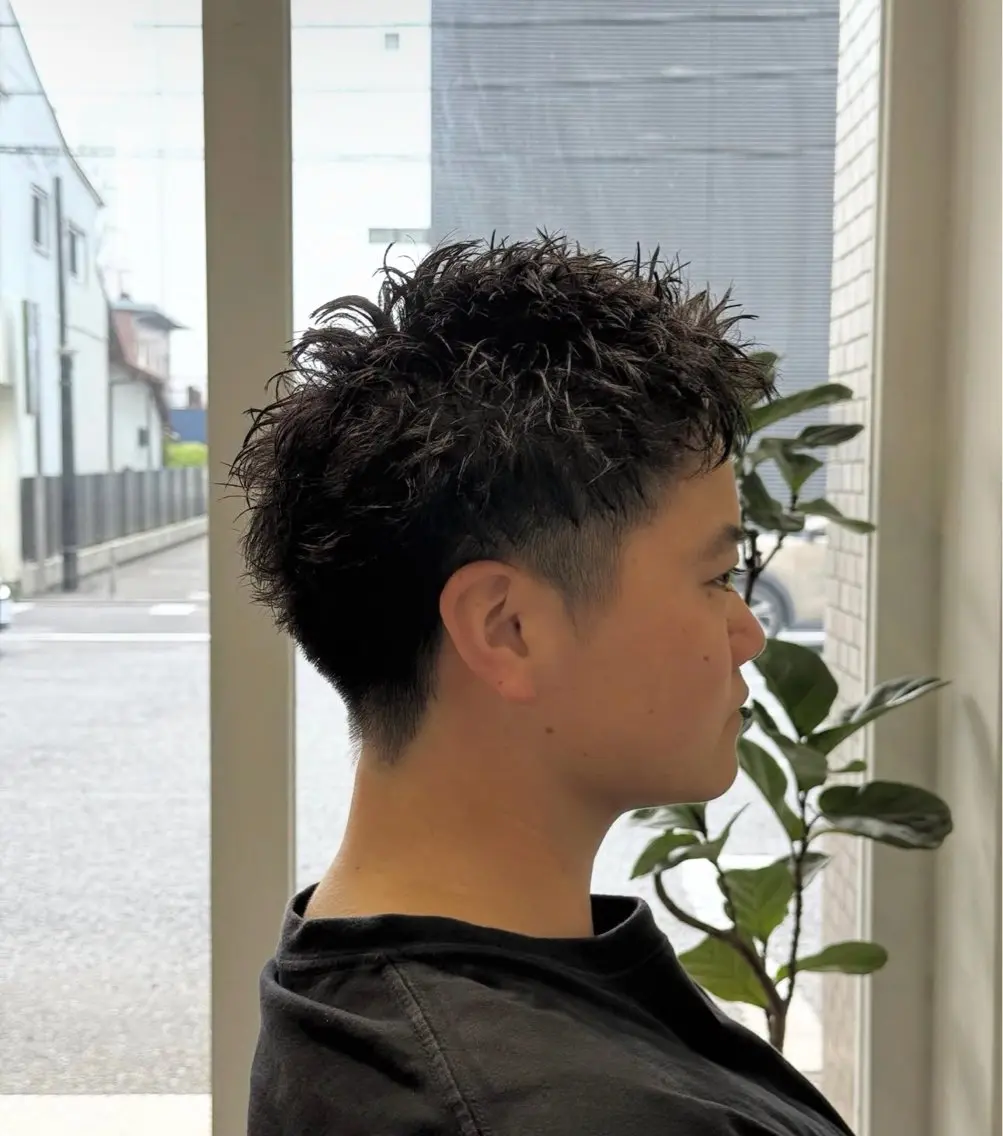ショート パーマ メンズ メンズパーマ スパイキーショート ショートヘア カット パーマ (Lenis) takutoのヘアスタイル