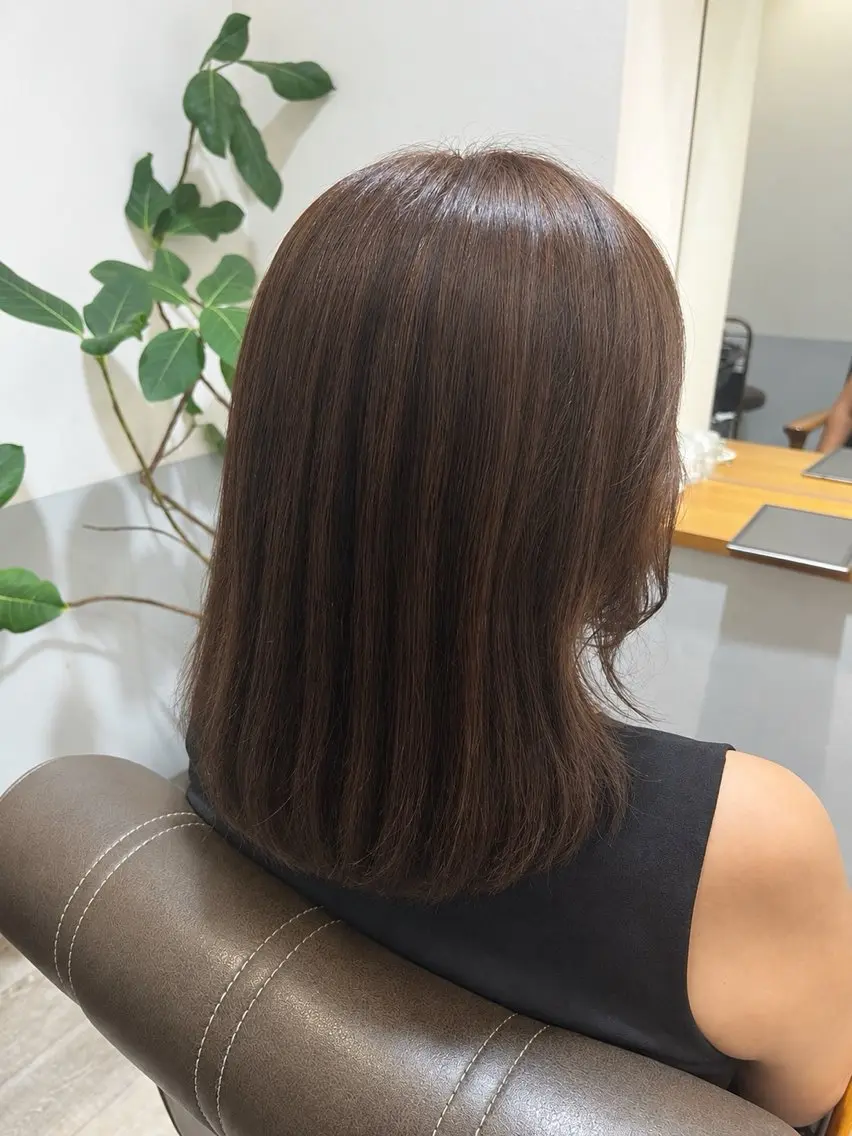 白髪染め+高保湿2 stepトリートメント🧴の写真