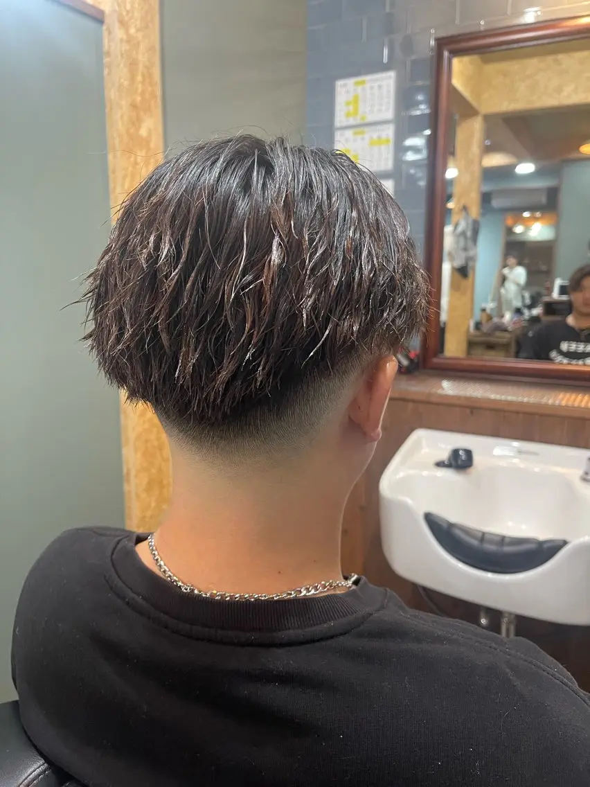 ミディアム メンズ 💈BARBER💈 梶川翔汰のヘアスタイル