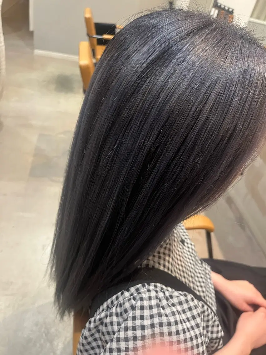 ロング カラー ブリーチ シルバー 昇 ひかるのヘアスタイル