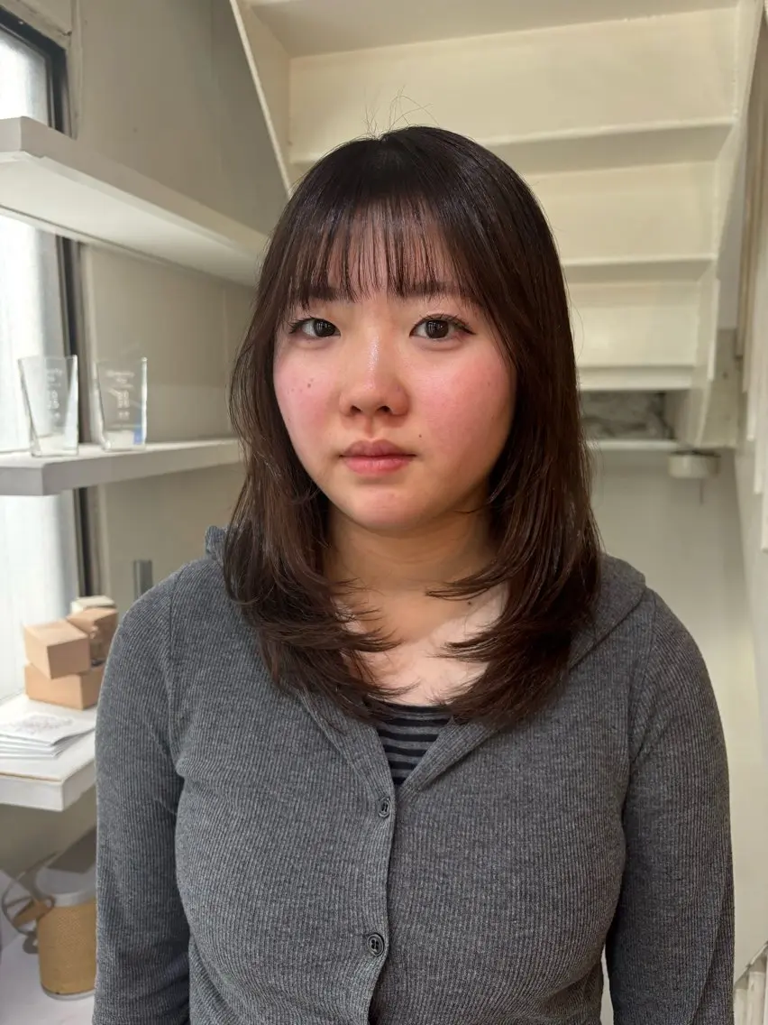 ミディアム CACHÉ ワカナ🎀のヘアスタイル