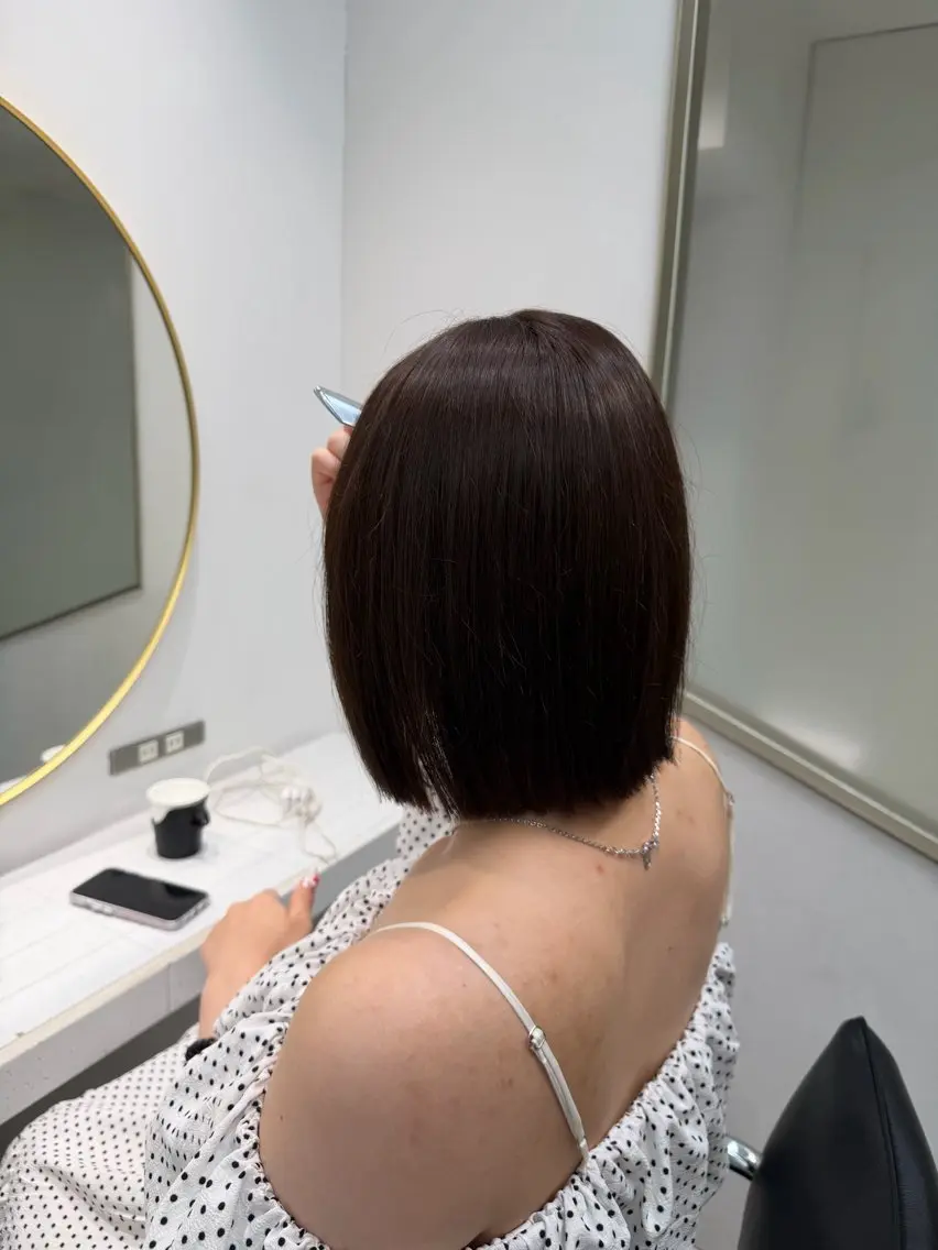 ショート ヘアカラー トリートメント 渋谷/ショート/ボブ 輝来のヘアスタイル