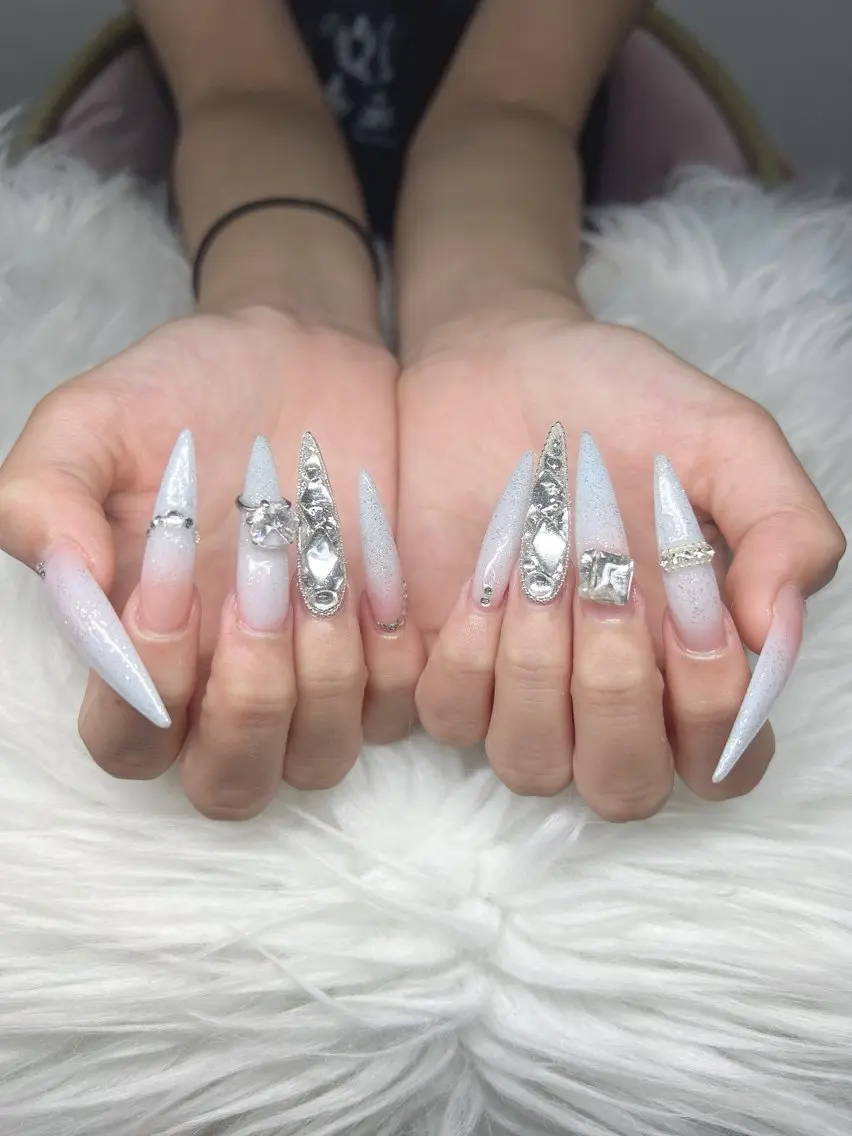 ネイル ハンドネイル Lee Nails チップ長さだし専門店のネイルデザイン