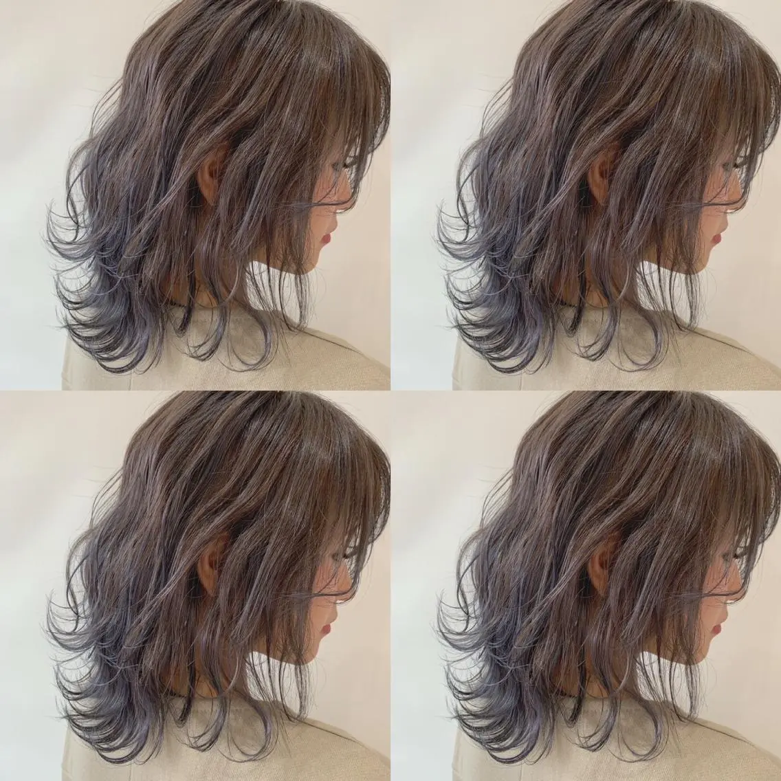セミロング カラー 艶髪・酸性ストレート フリツのヘアスタイル