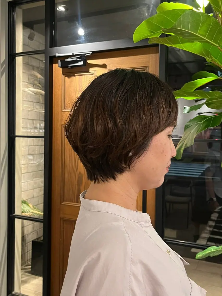 ショート パーマ 川上 琴未のヘアスタイル