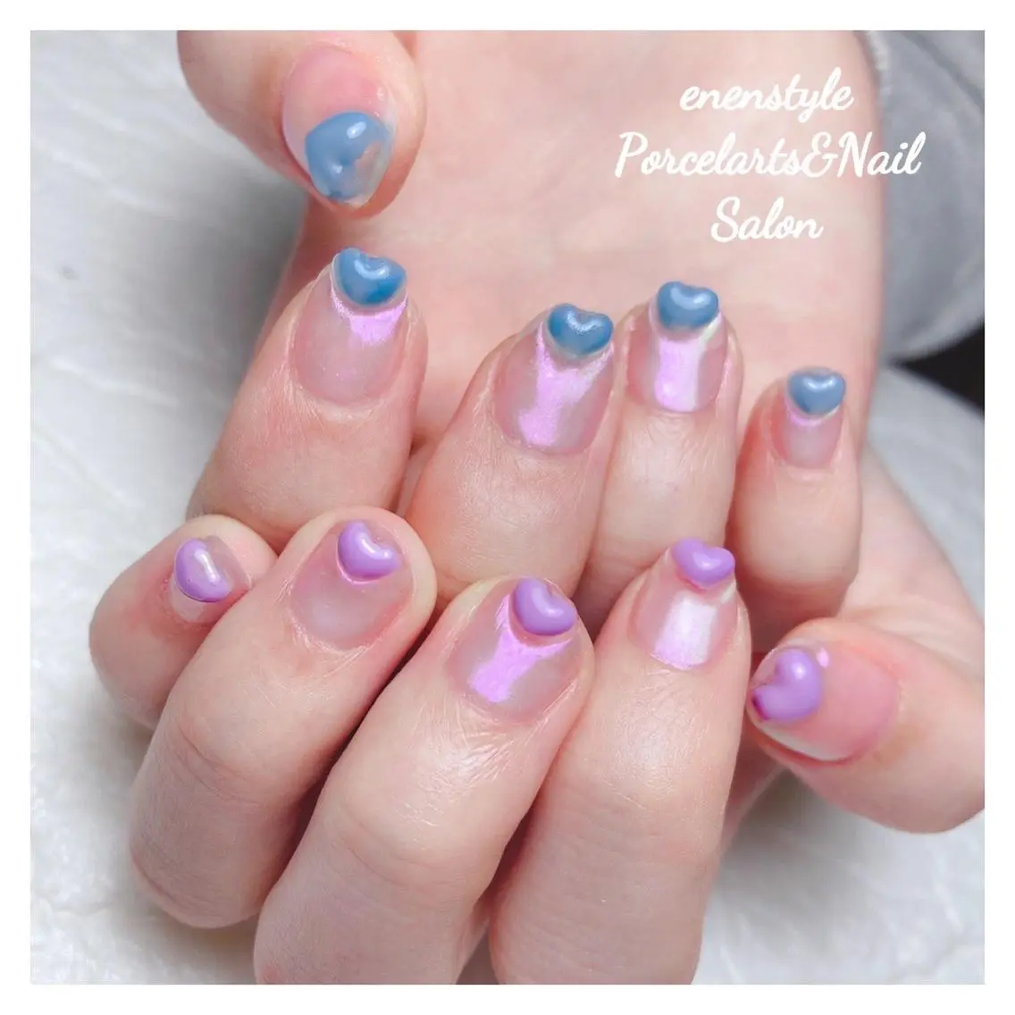 ミディアム ネイル 🐾enen style 🐾のネイルデザイン