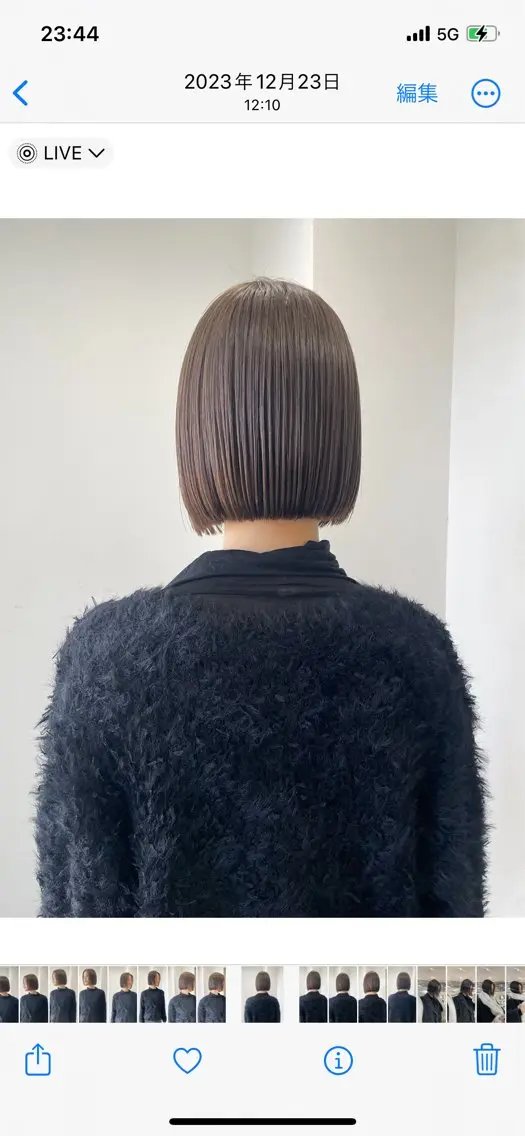 ショート カラー ベージュカラー ボブ HIBIKI/原宿 ハッシュカット🪄のヘアスタイル