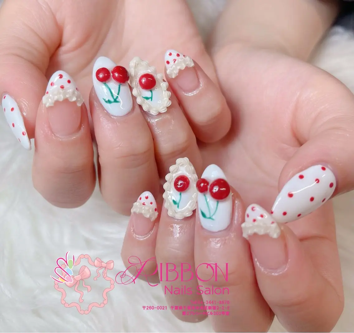 ネイル フットネイル フレンチネイル ジェルネイル マグネットネイル 持ち込み ハンドネイル Ribbonnail salonのネイルデザイン