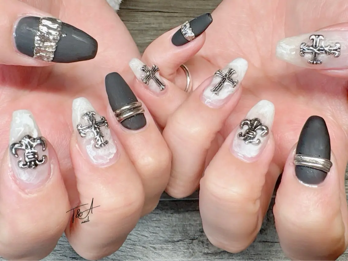 ネイル ジェルネイル マットネイル オフィスネイル スカルプネイル T&A nailのネイルデザイン