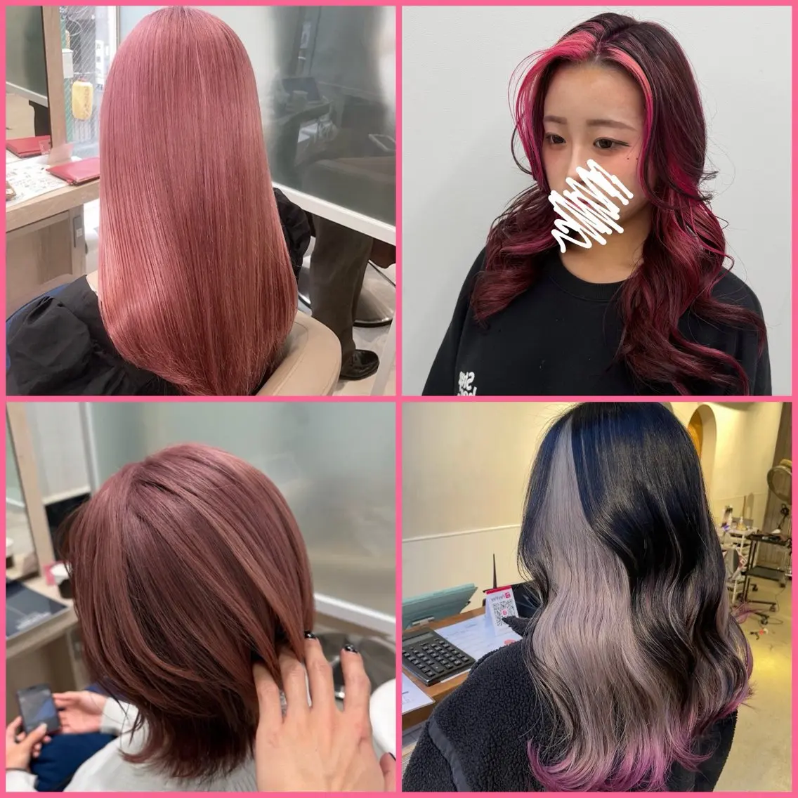 セミロング カラー メンズ メンズブリーチ ブリーチ ピンクカラー カット ヘアカラー トリートメント EARTH菊名店👾 ひらのすぐるのヘアスタイル