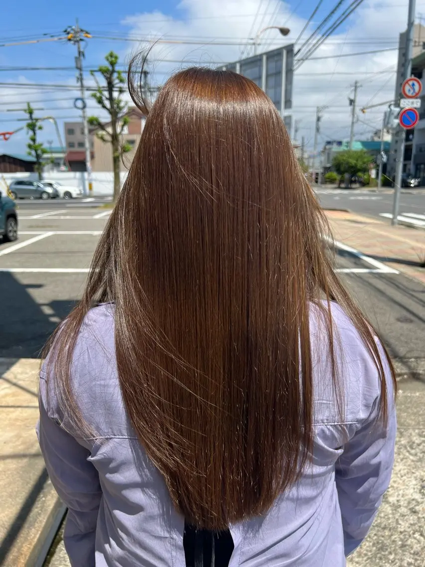 ☆一番人気☆【カット＋髪質改善カラー 11,000円】美髪カラーで潤いをの写真