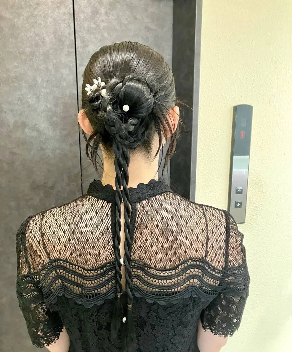 ヘアアレンジ ヘアセット Mila Makiのヘアスタイル