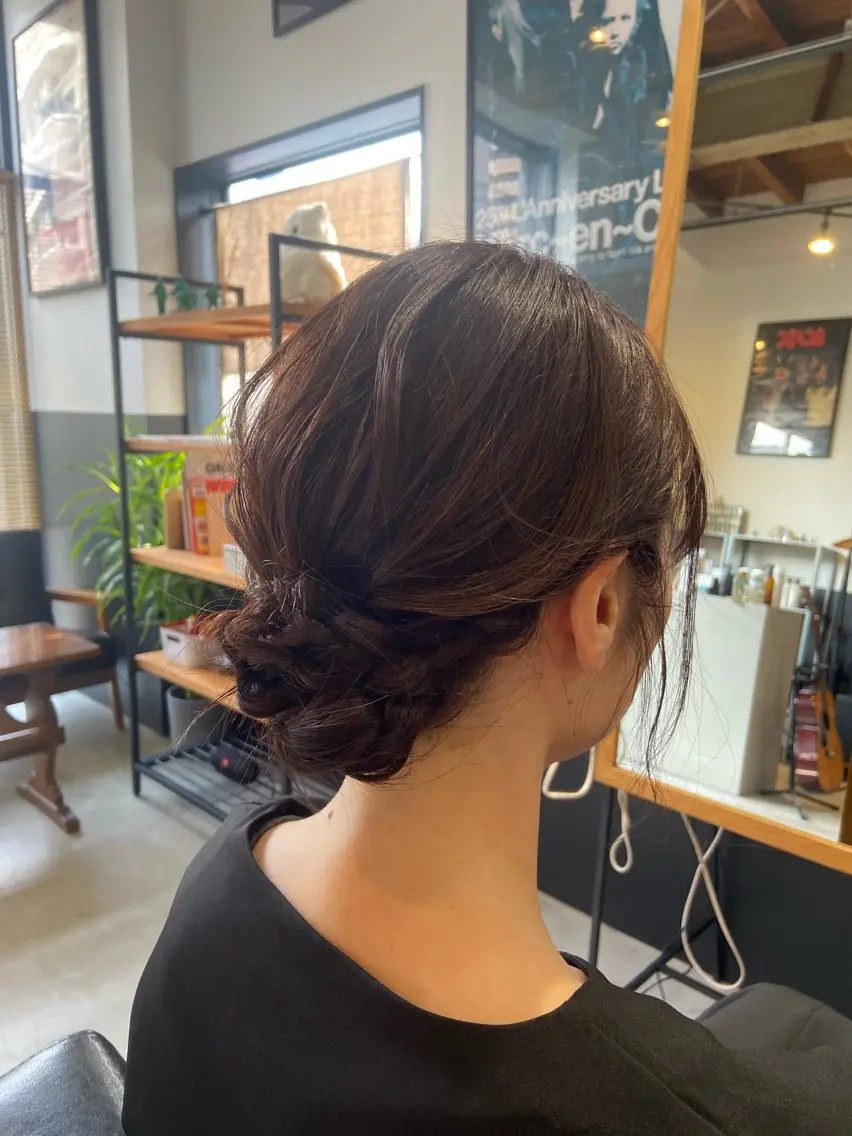 ミディアム ヘアセット 💫縮毛矯正/ カット💫徳永あい子のヘアスタイル