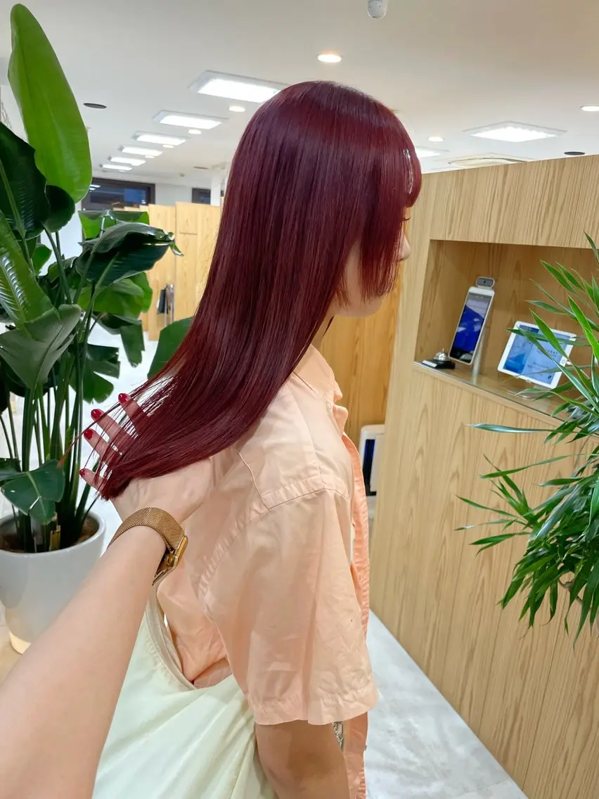 セミロング minatsu 東京の技術を京都でのヘアスタイル