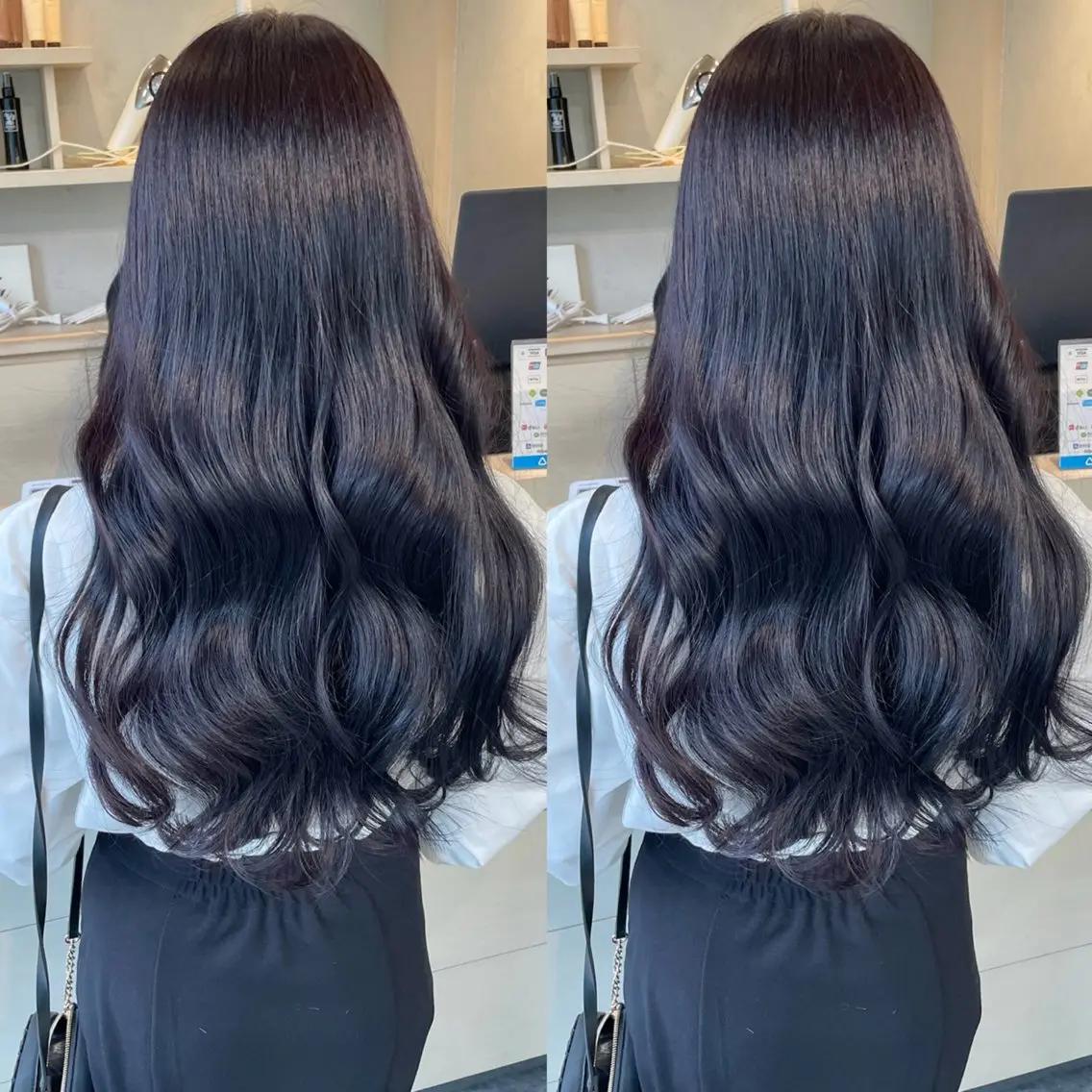 ロング カラー カット ヘアカラー トリートメント ブリーチなしカラー kana🐱のヘアスタイル