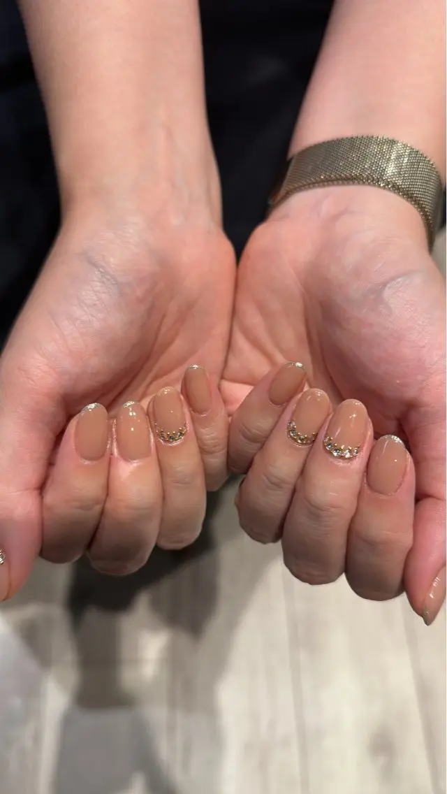 ネイル ラメ(グリッター) mng vigorのネイルデザイン