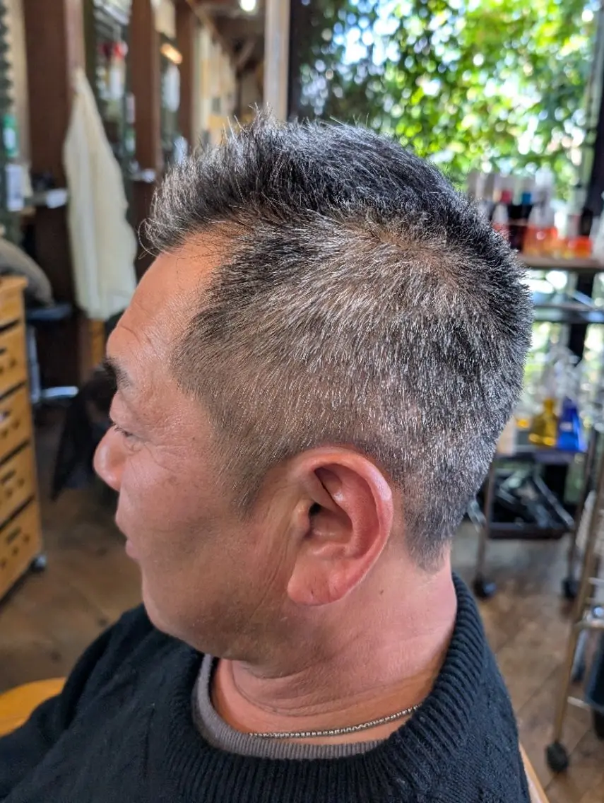ショート メンズ モヒカン ソフトモヒカン 刈り上げ カット 本田 圭輔のヘアスタイル