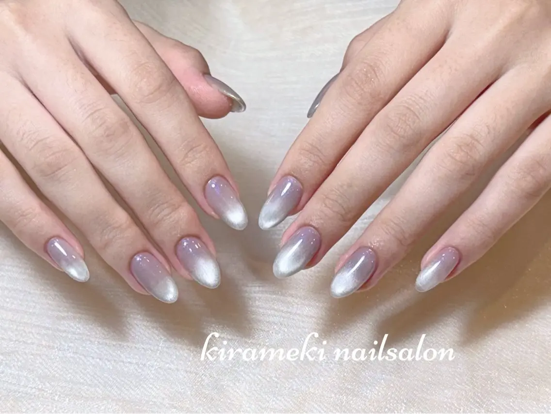 セミロング ハンドネイル kirameki nail salonのネイルデザイン