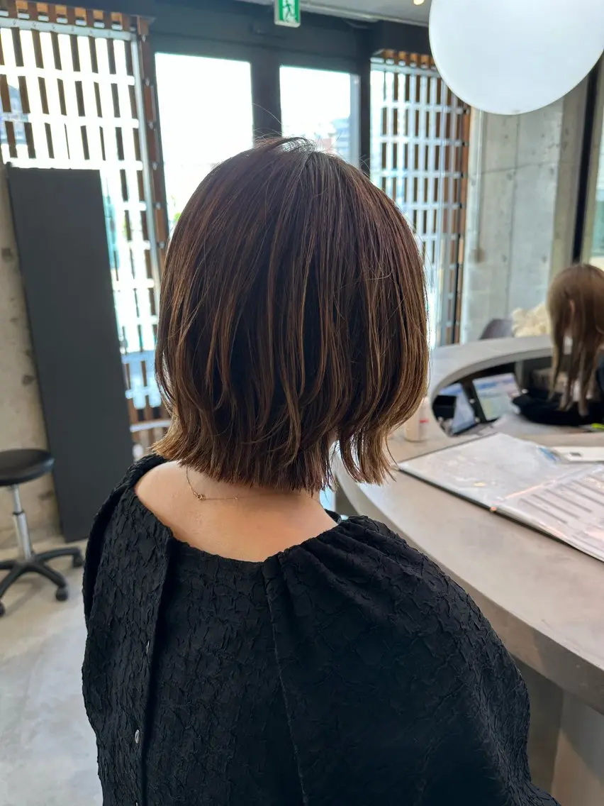 人気メニュー‼️ 似合わせカット✂️+髪質改善カラー✨の写真