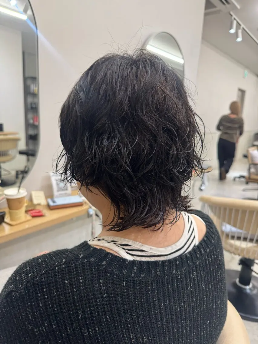 パーマ 池袋指名No.1🌿 似合わせカットそなのヘアスタイル