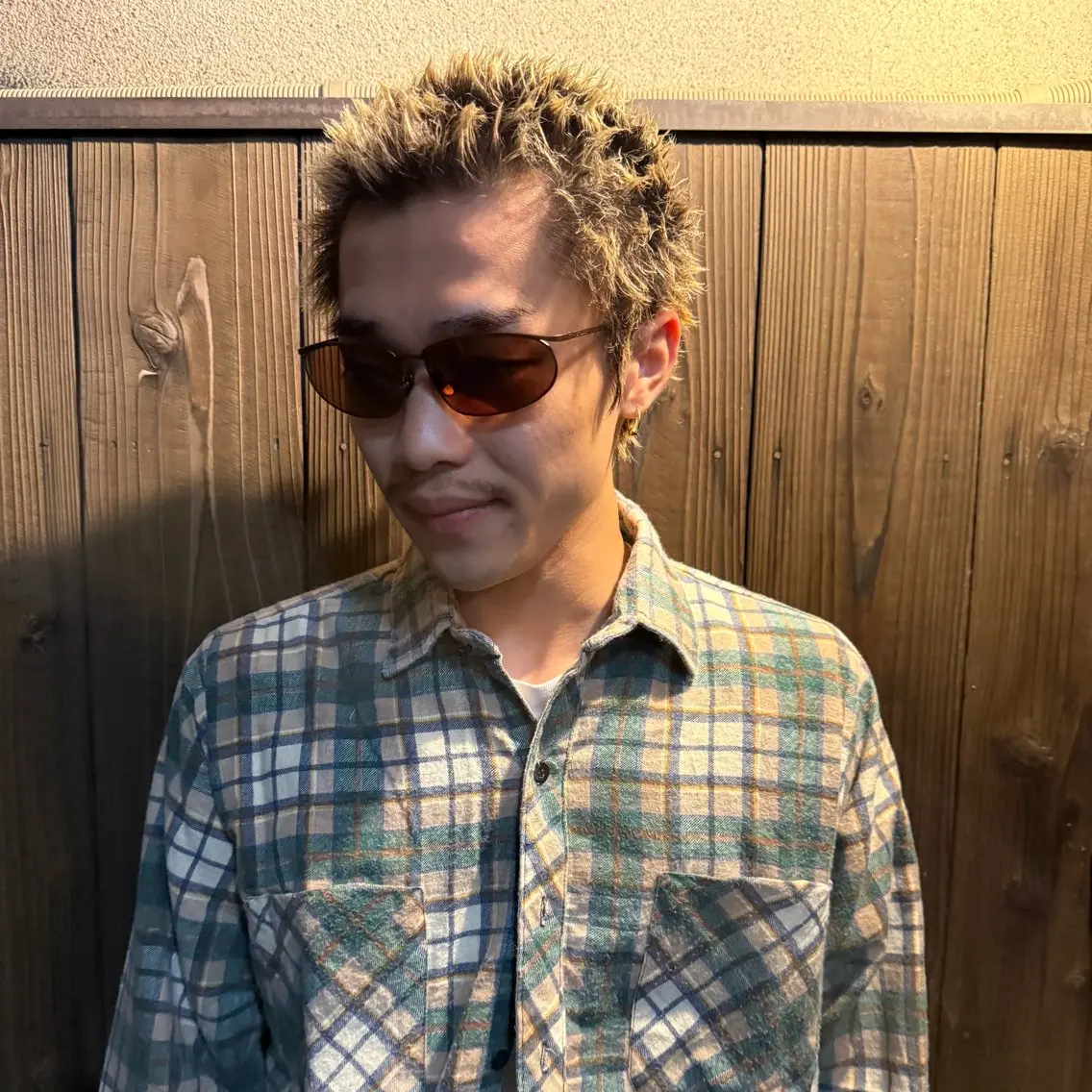 ショート メンズ カット 希佳/ スパイキー ハイトーンのヘアスタイル