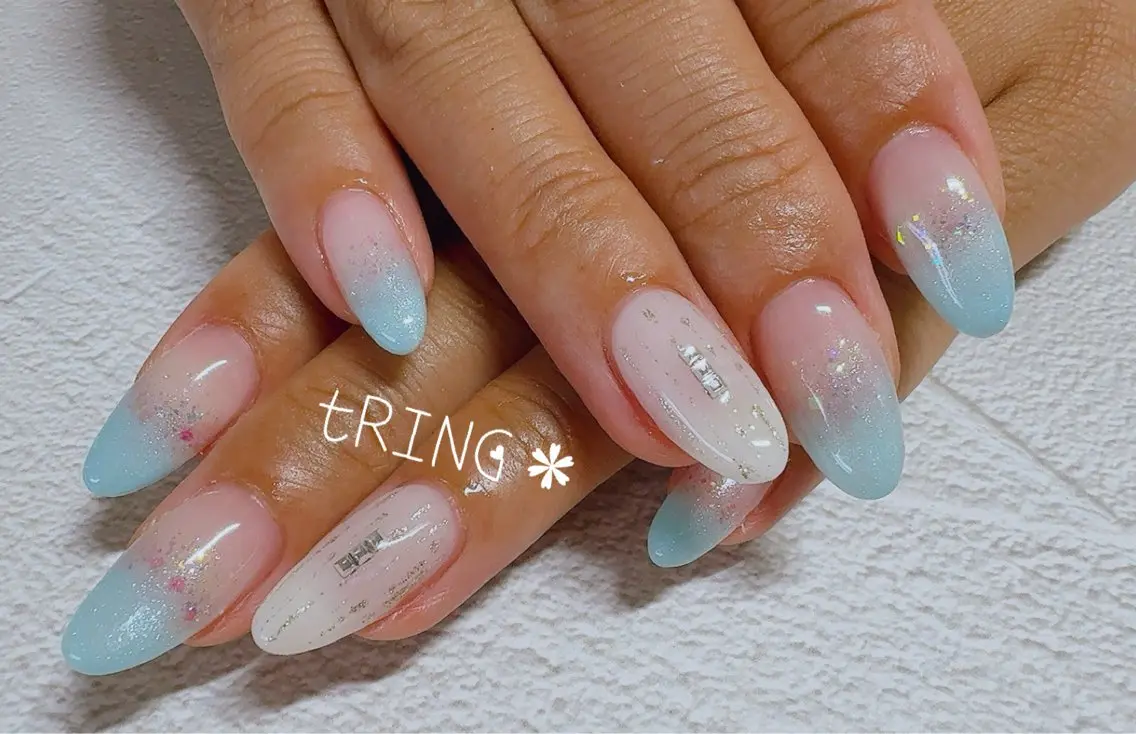 ネイル ハンドネイル tRING＊ しいの木台のネイルデザイン